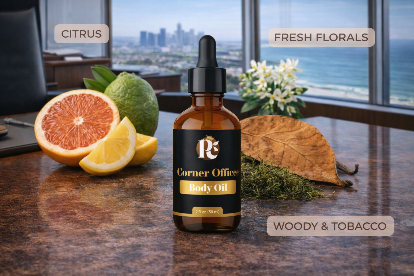 Corner Office Men's Body Oil